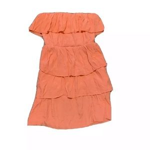 Strapless Dress Pink Large